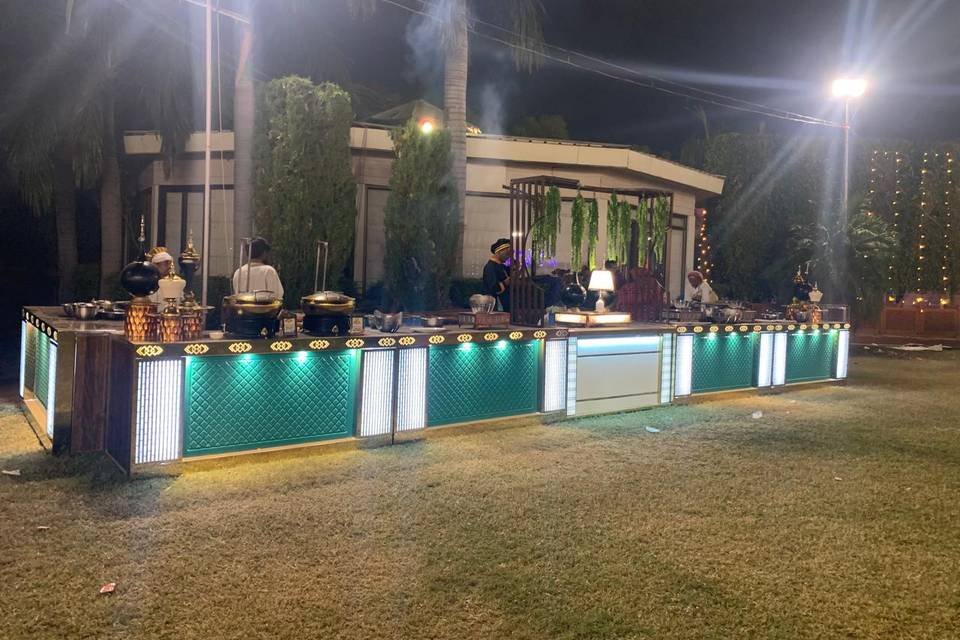Catering setup