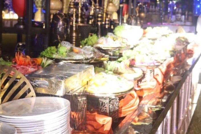 Catering setup
