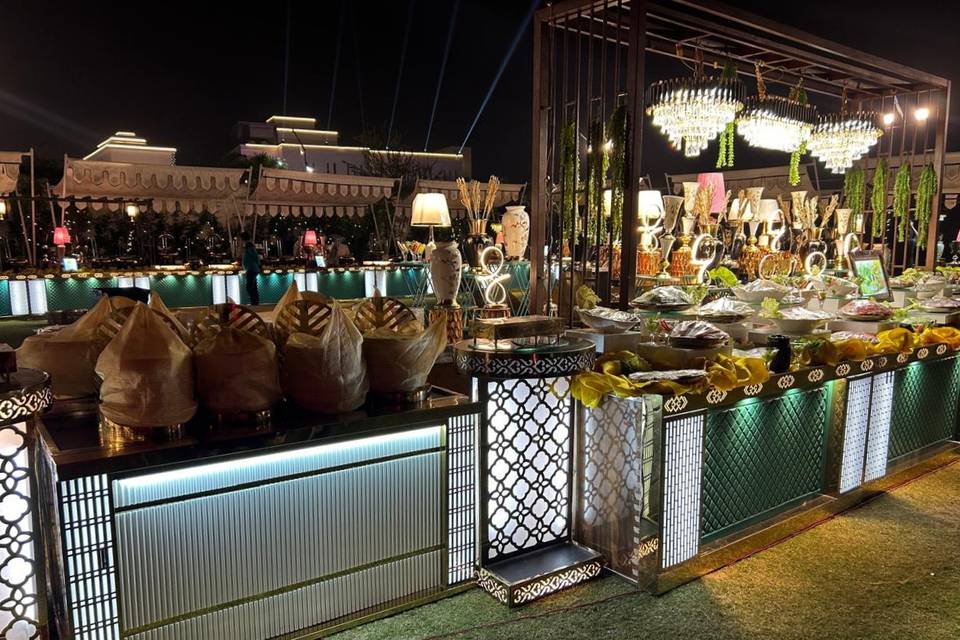 Catering setup