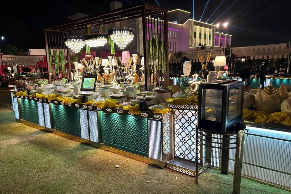 Catering setup