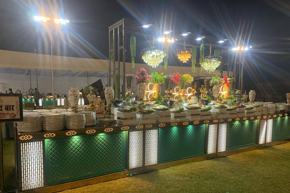 Catering setup