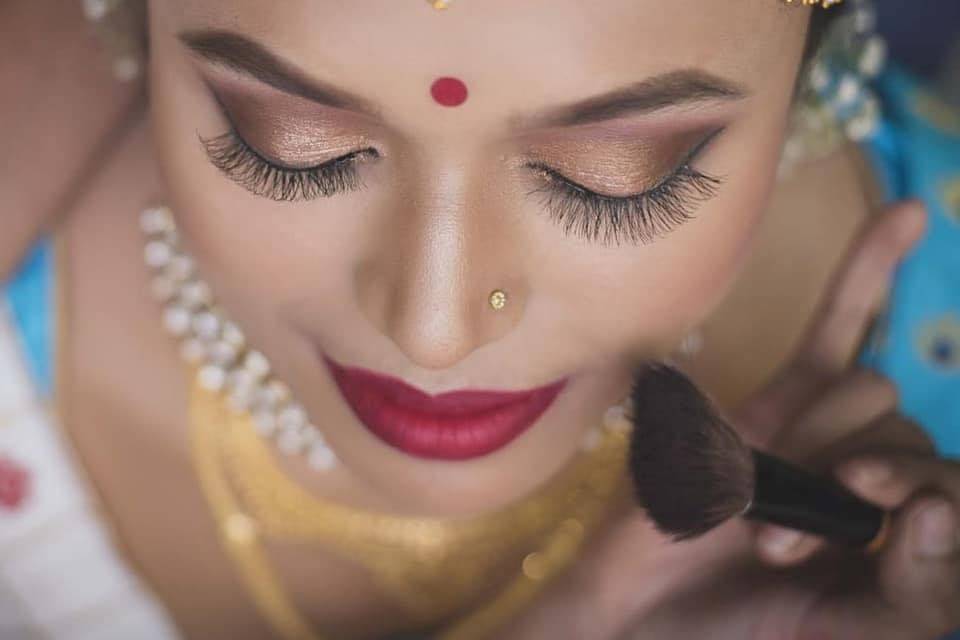 Bridal makeup