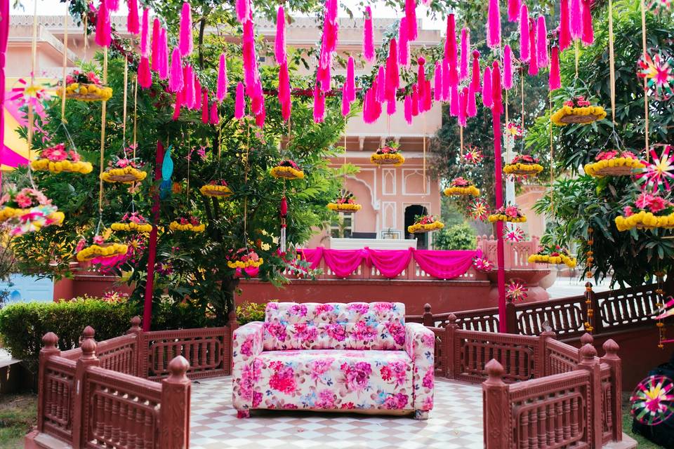 Mehendi decor