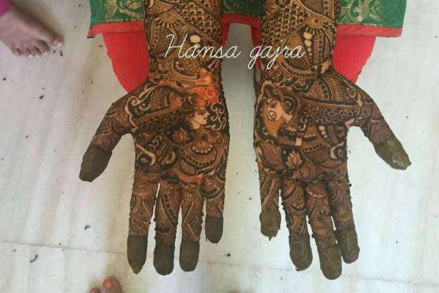 New Mehndi Designs For Hartalika Teej 2020: Quick Shiva Parvati Portrait  and Latest Arabic Mehendi Pattern Images and Tutorial Videos to Celebrate  Teej | 🙏🏻 LatestLY