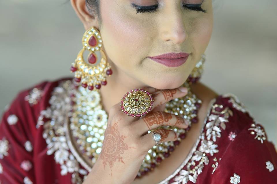 Bridal makeup