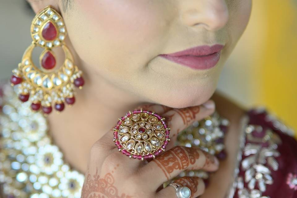 Bridal makeup