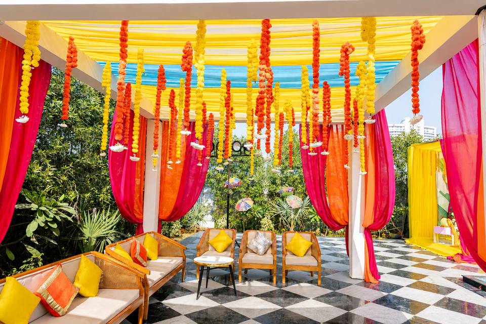 Mehandi Ceremony Lounge Decor