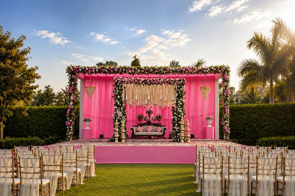 Lawn Area Stage Decor