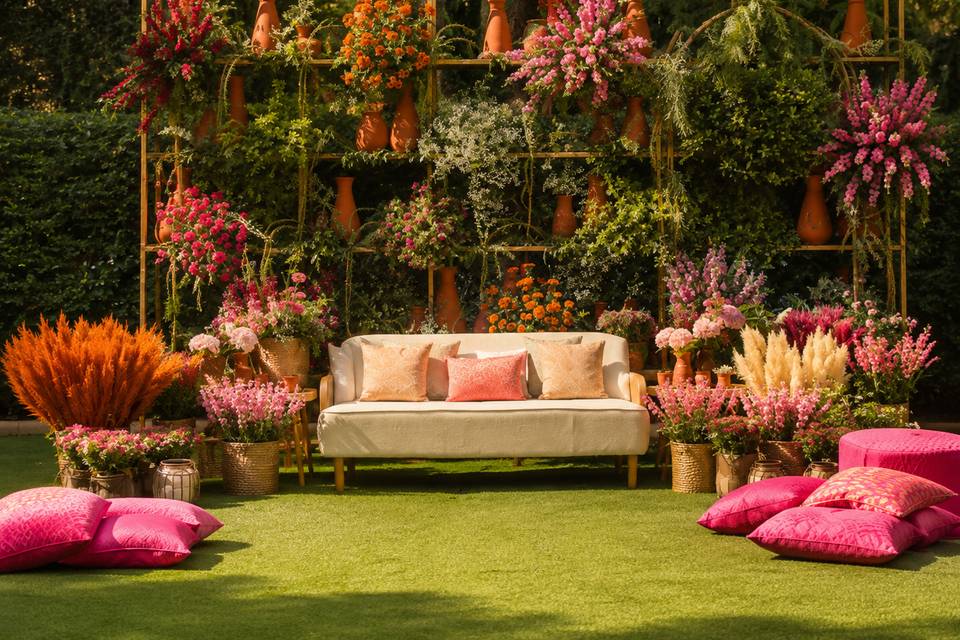 Day wedding english decor
