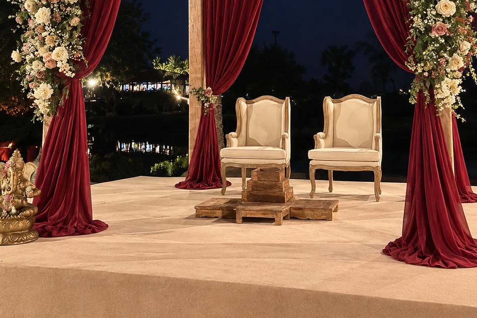 Wedding mandap decor