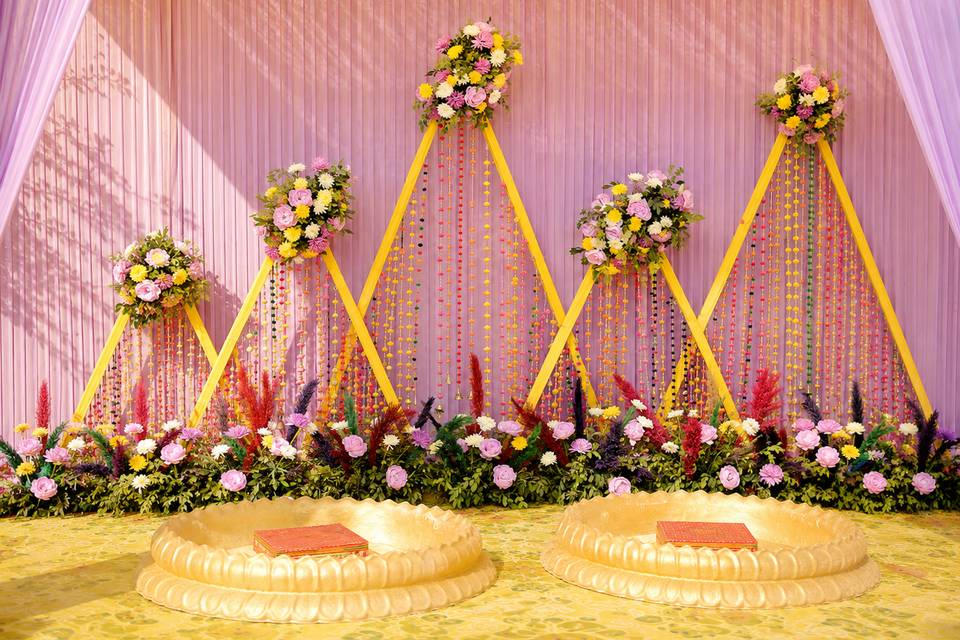Mehandi Ceremony Stage Decor