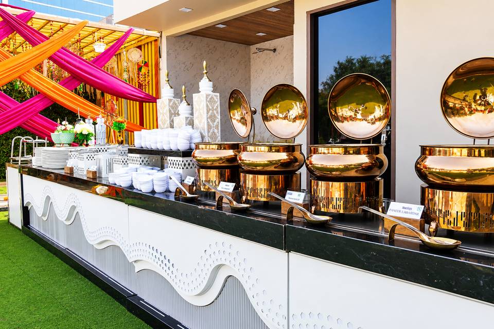 Catering setup