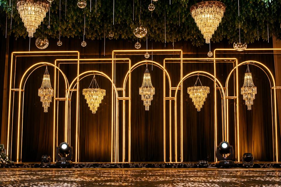 Sangeet Ceremony stage Decor
