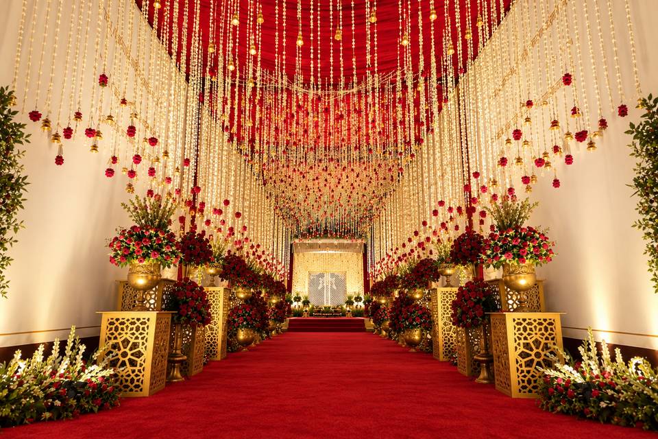 Wedding entry gate decor