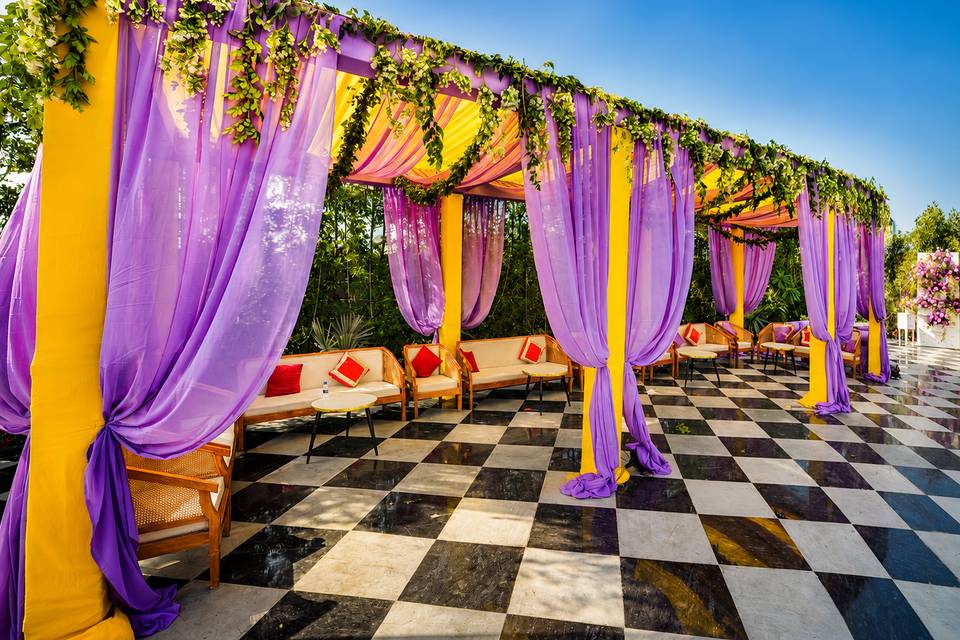 Mehandi Ceremony Lounge Decor