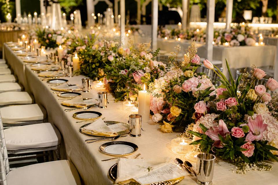 Cocktail dinner decor venues