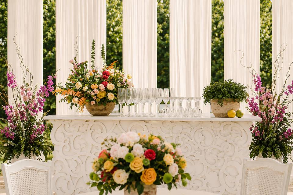 Lunch Wedding decor