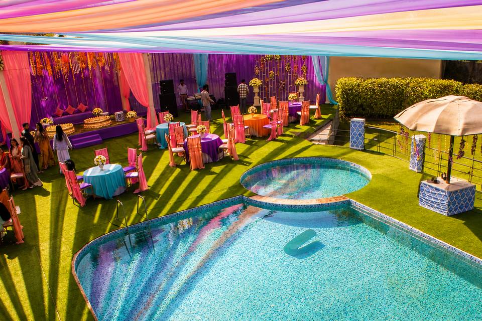 Pool Mehandi Ceremony