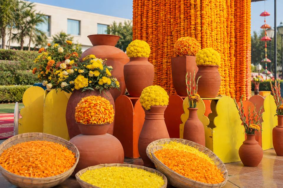 Mehandi function decor
