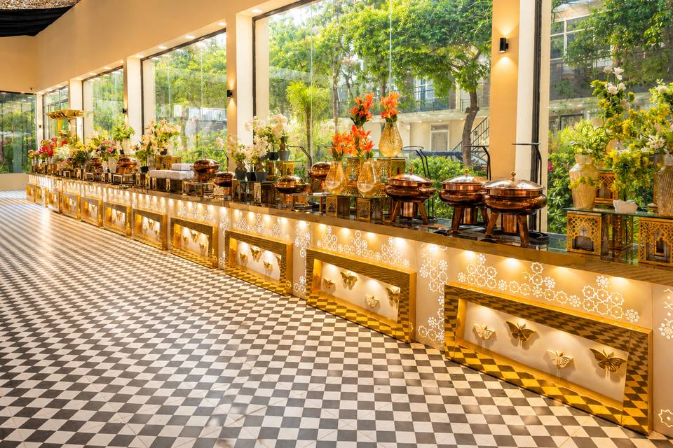 Catering setup