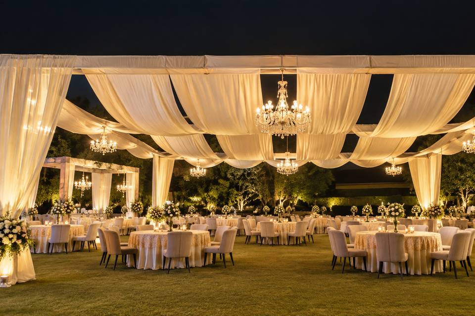 Wedding lounge decor