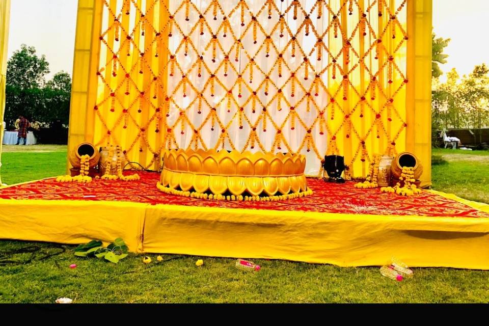 Haldi decoration