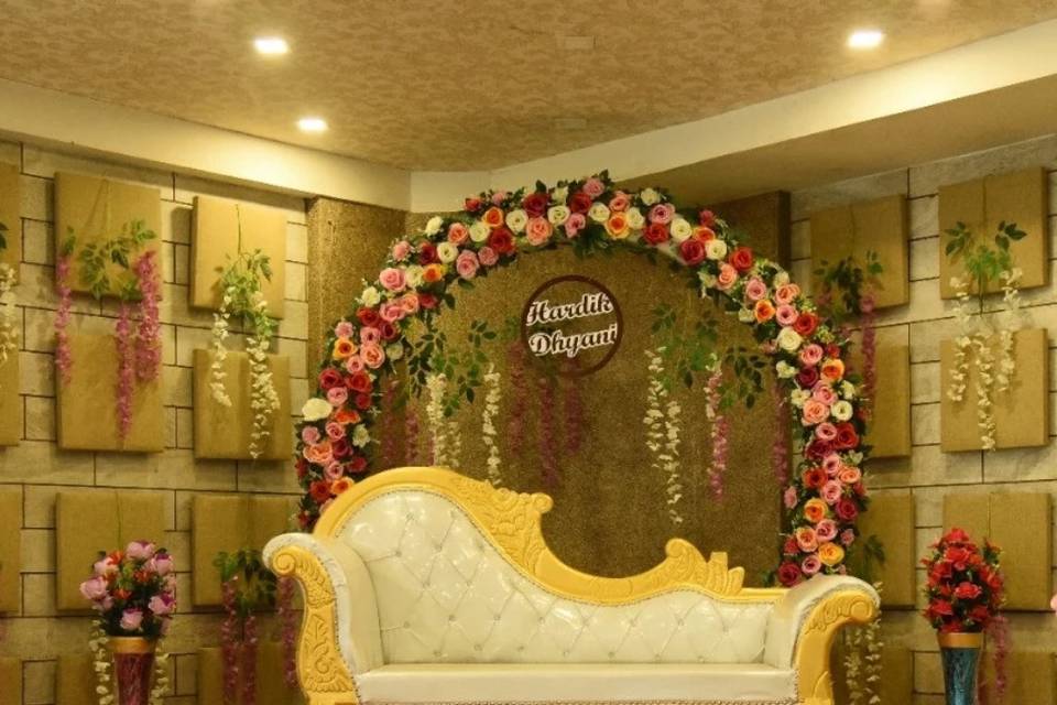 Ring ceremony decoration