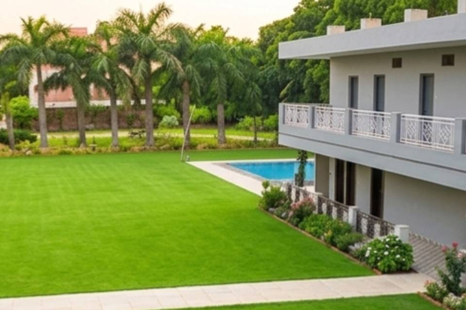 Lush Green Lawn