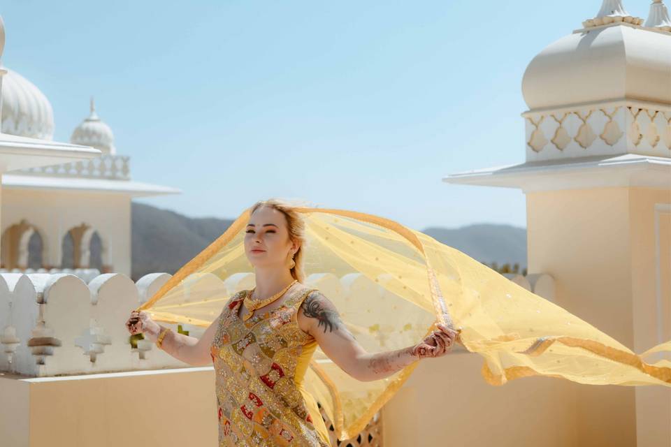 Bride ingrid potrait
