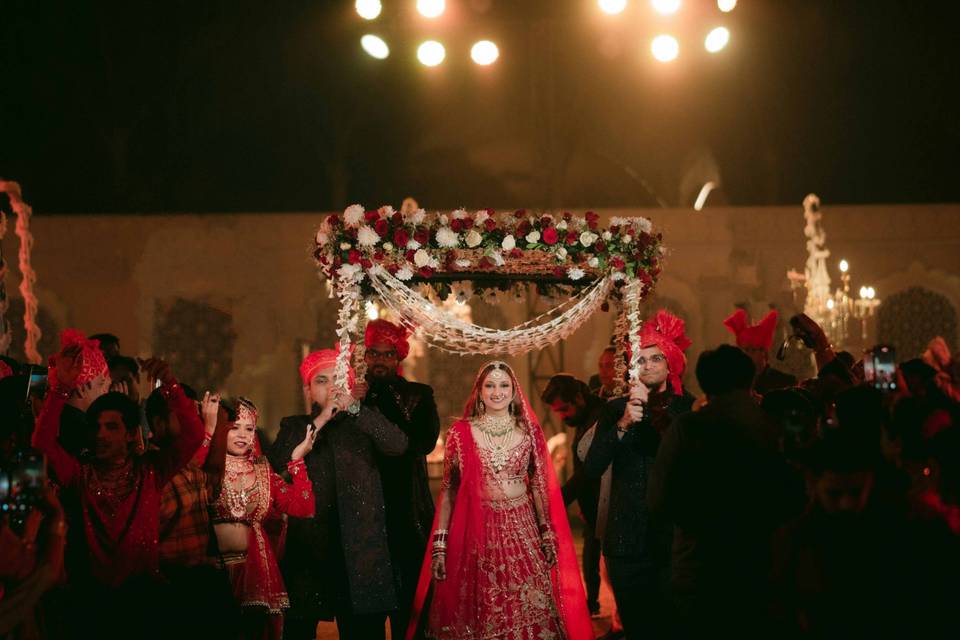 Ashi on wedding day