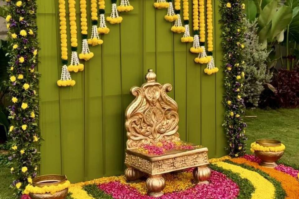 Haldi decor