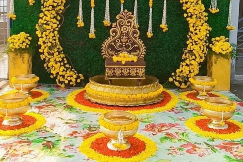 Haldi decor