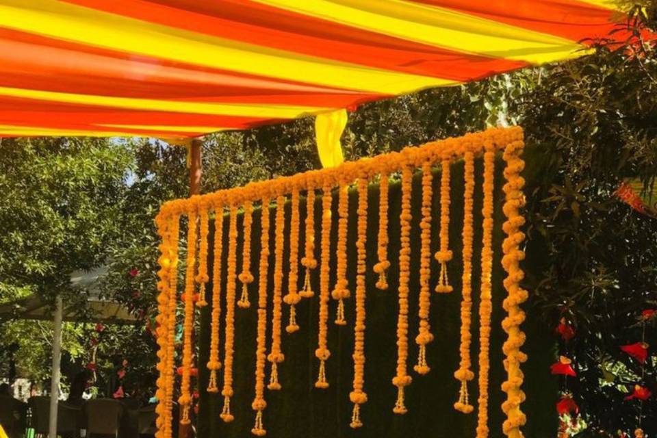 Haldi decor