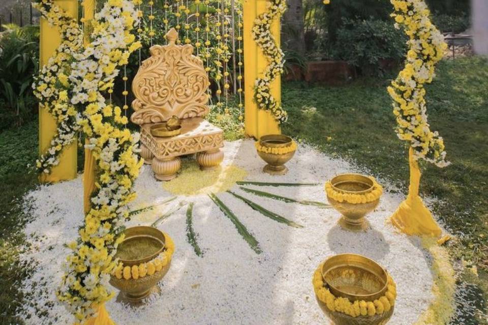 Haldi decor