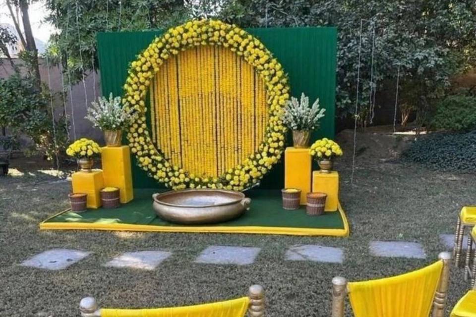 Haldi decor