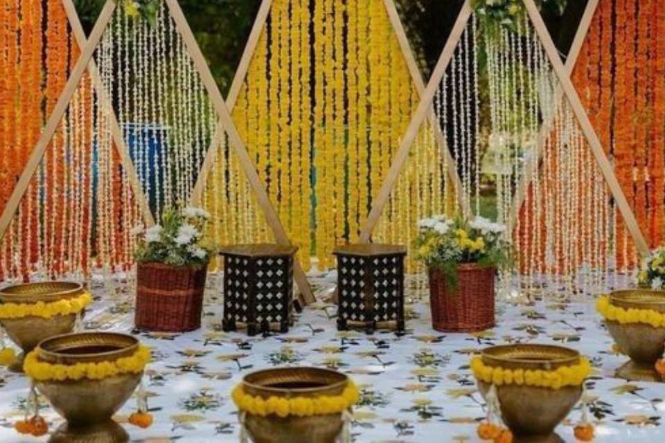 Haldi decor