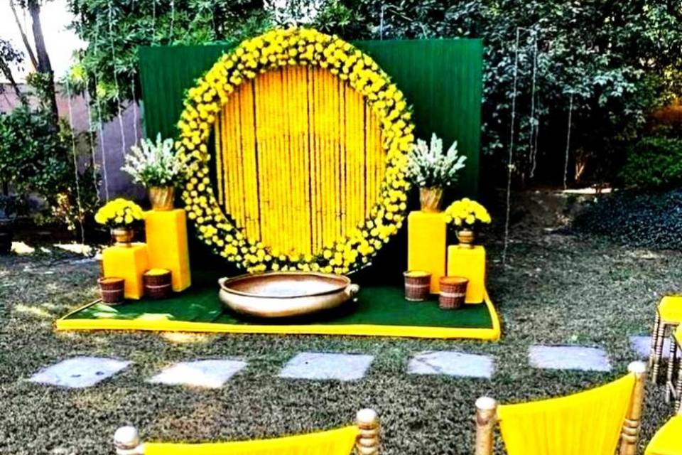 Haldi Decoration