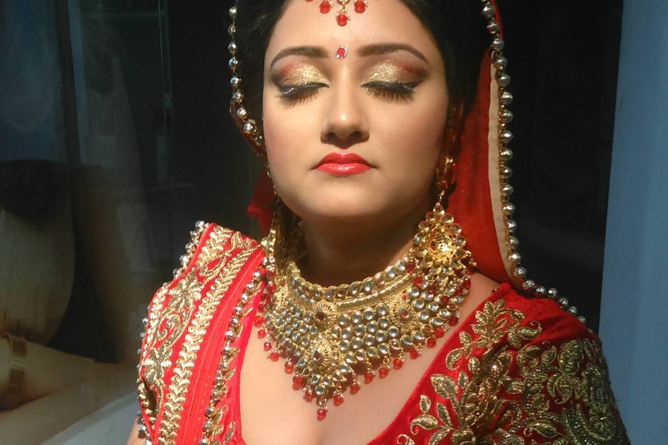 Bridal makeup