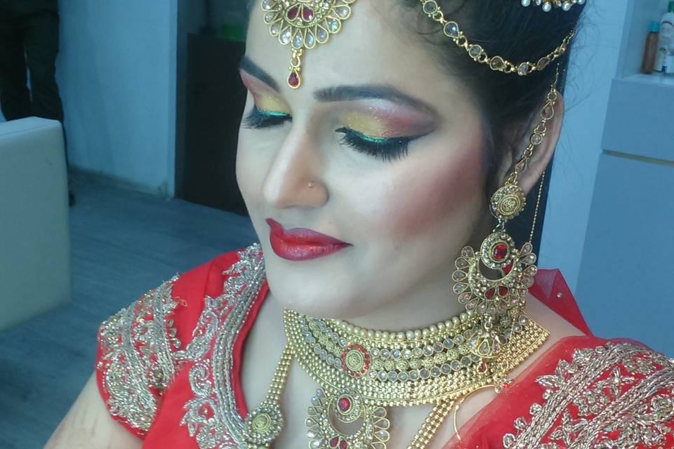 Bridal makeup