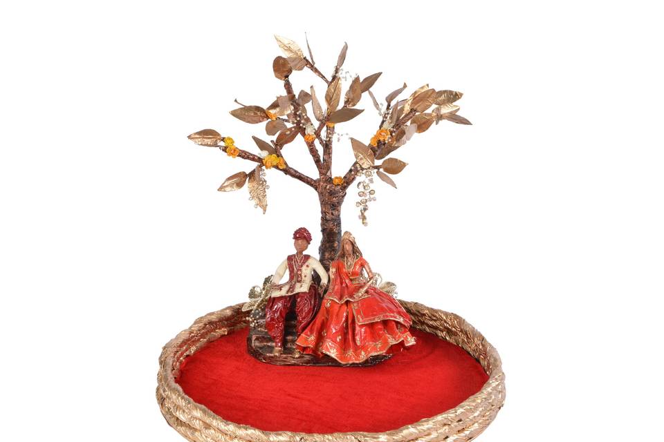 Patte tree with couple tray