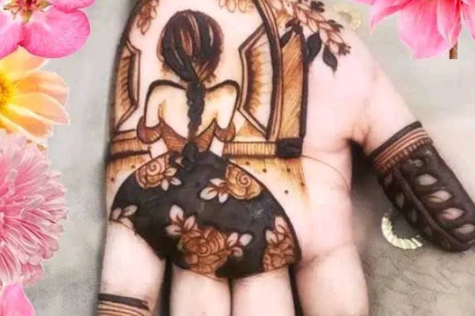 Teej  mehendi