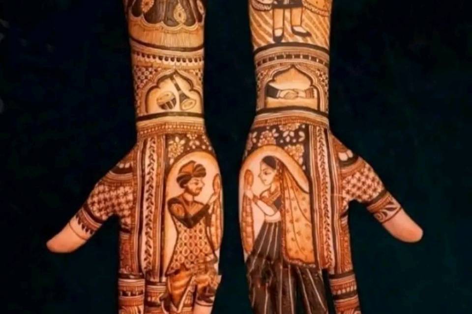 Traditional mehendi