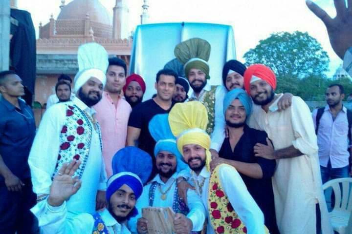 our group with salman khan sir