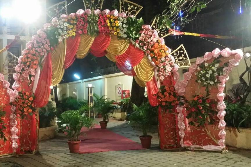 wedding setup entry gate