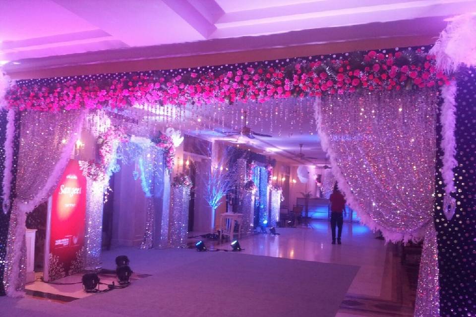 Banquets entry setup