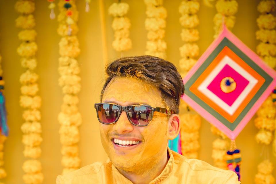 Haldi candid