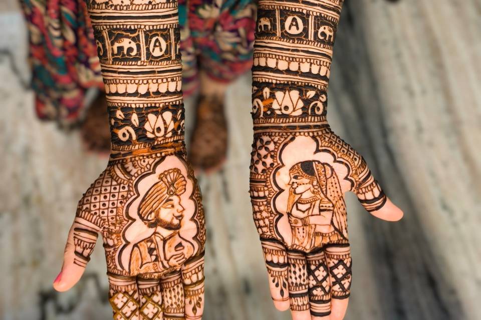 Portrait Mehndi