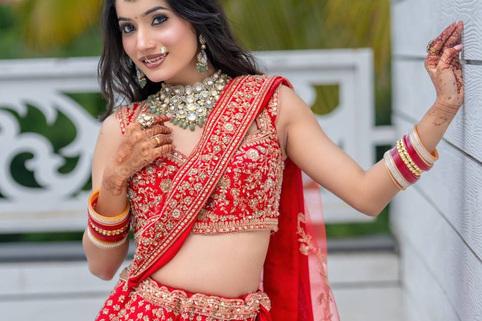 Bridal makeup