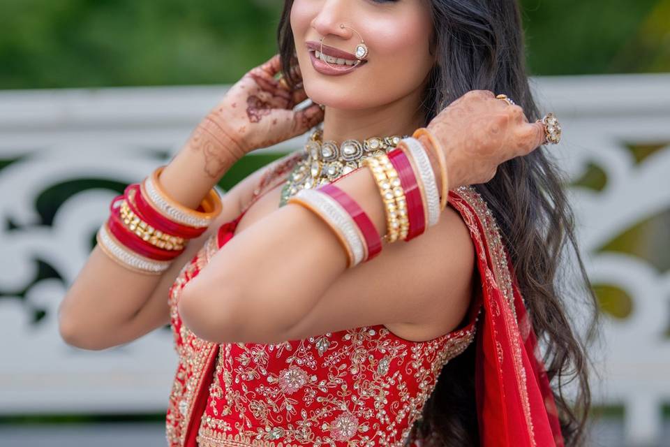 Bridal makeup