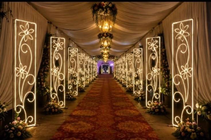 Wedding events decor props